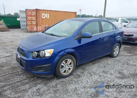 2013 Chevrolet Sonic Lt Auto from USA, damaged, VIN 1G1JC5SH2D4201496